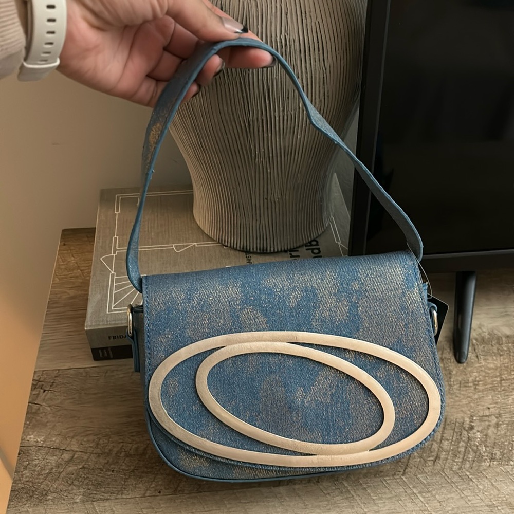 Ego official denim shoulder bag